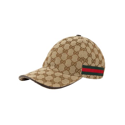 gucci gg canvas baseball hat